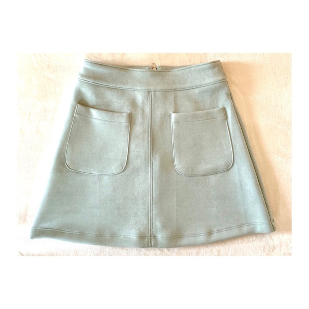Forever 21 Skirt high waisted Faux Suede mini skirt Geek Chic Size S